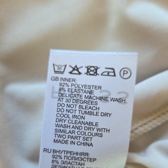 Reiss Cream 'Sadie' Floral Print Semi-Sheer Mini Dress - Size 10 - Picture 10 of 10